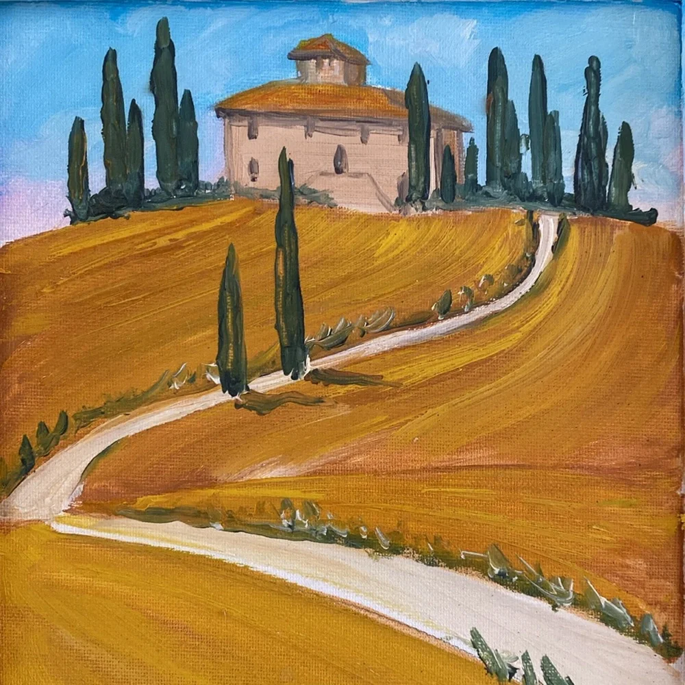 Original Signed Tuscan Landscape — Framed & Ready To Hang - Picture 11 of 11